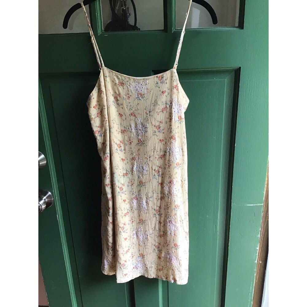 American Eagle Yellow Floral Mini Dress